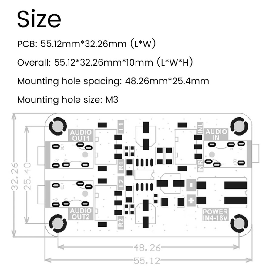 Ovoz oʻtkazmaydigan shovqinni kamaytirish moduli Audio DSP standart zamin kuchaytirgich paneli Avtomobil quvvat kuchaytirgich paneli DS