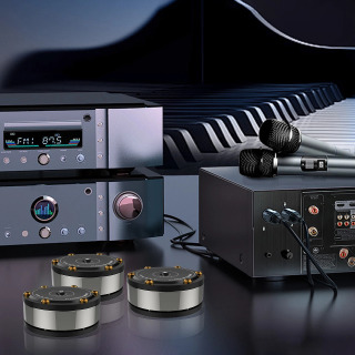 Yangi XSSH uy kinoteatri tizimi audiofil zarbani yutuvchi stend Ogʻir yuk karnay CD kuchaytirgichi boshoqli stend Hi-Fi izolyatsiya oyoqlari