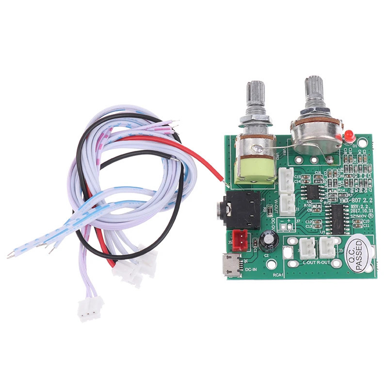 2.1 kanalli 5V 20W audio quvvat kuchaytirgich platasi - Koʻp funksiyali audio tizim moduli DIY audio aksessuari