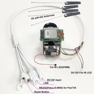 Camhi 5MP 240X ZOOM 4G Беспроводная IP-камера с автоматическим зумом и отслеживанием гуманоидов IMX 335 Беспроводная точка доступа DV-рекордер SD 4G SIM