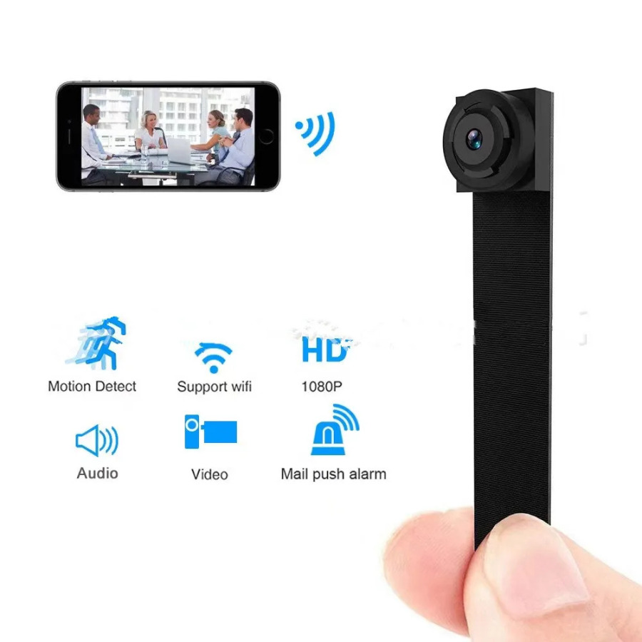 Применитель питания DIY Lookcam Full HD Wi-Fi IP Мини-камера P2P Беспроводная мини-видеокамера Видео-аудио-рекордер Поддержка дистанционного управления 1080P