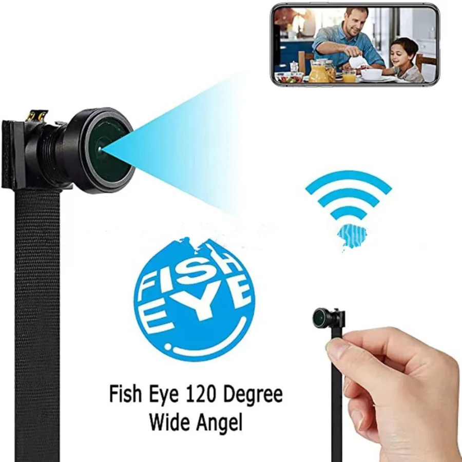 Применитель питания DIY Lookcam Full HD Wi-Fi IP Мини-камера P2P Беспроводная мини-видеокамера Видео-аудио-рекордер Поддержка дистанционного управления 1080P