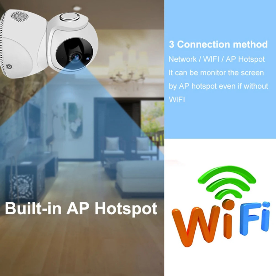Simsiz bulutli IP kamera 3MP/5MP Full HD Uy xavfsizlik tizimi tarmoq kamerasi Ikki tomonlama audio P2P masofaviy kamera