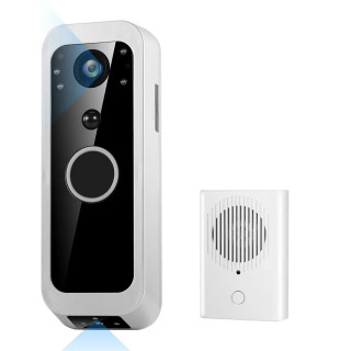 iCam365 APP video interkomli ikki linzali 2MP 1080P kam quvvat isteʻmoli WiFi IP eshikli koʻrish teshigi kamerasi