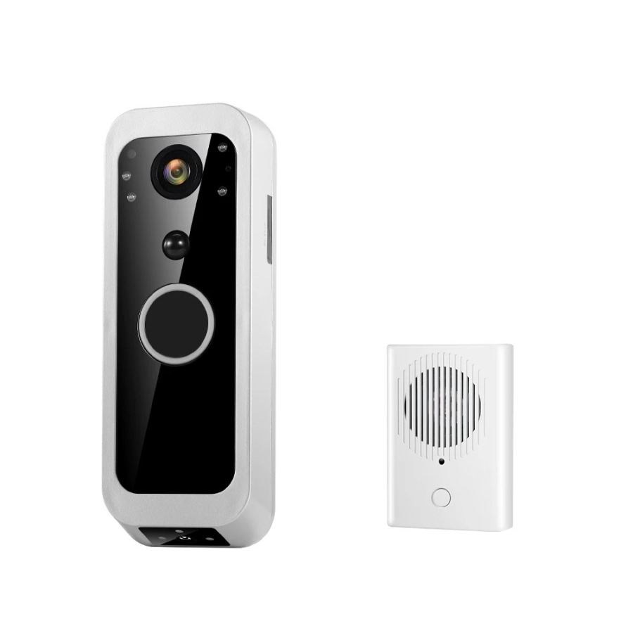 iCam365 APP video interkomli ikki linzali 2MP 1080P kam quvvat isteʻmoli WiFi IP eshikli koʻrish teshigi kamerasi