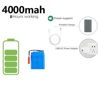 Mini kamera akkumulyatori 4000mAh 4k Wifi Vigilancia kameralari DVR mikro video uy xavfsizligi jonli kamerasi DIY