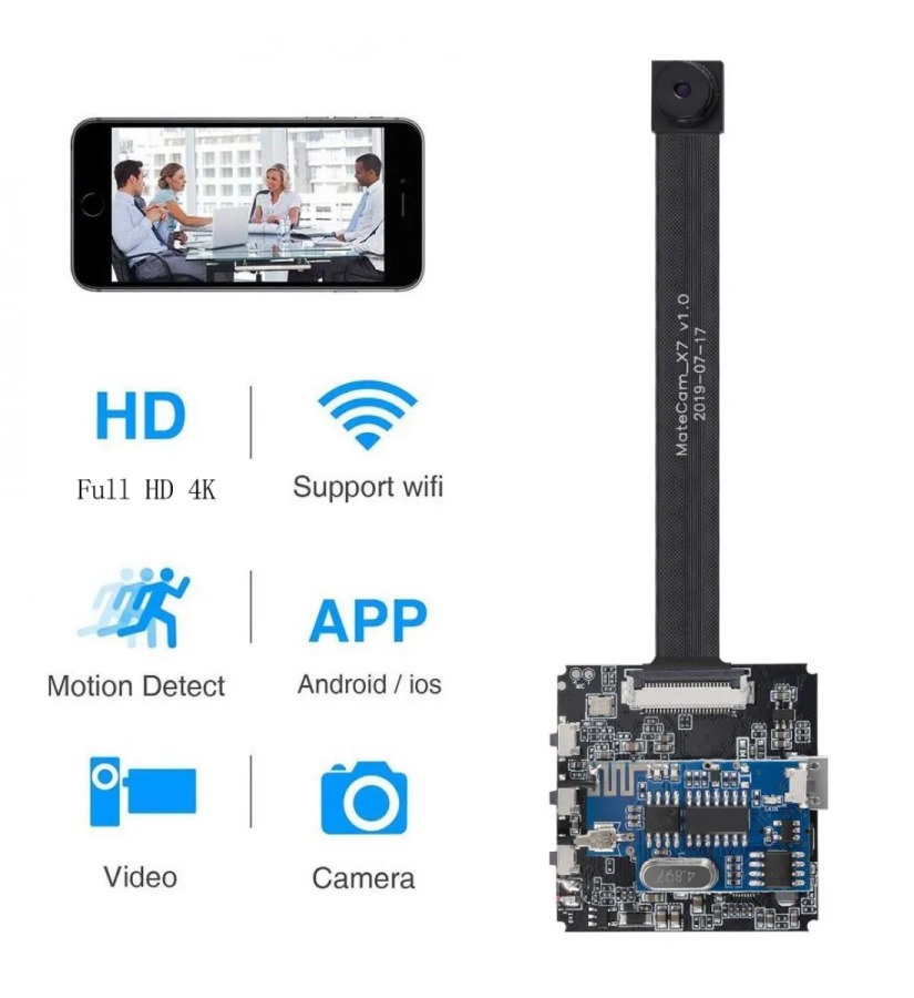 Mini kamera akkumulyatori 4000mAh 4k Wifi Vigilancia kameralari DVR mikro video uy xavfsizligi jonli kamerasi DIY