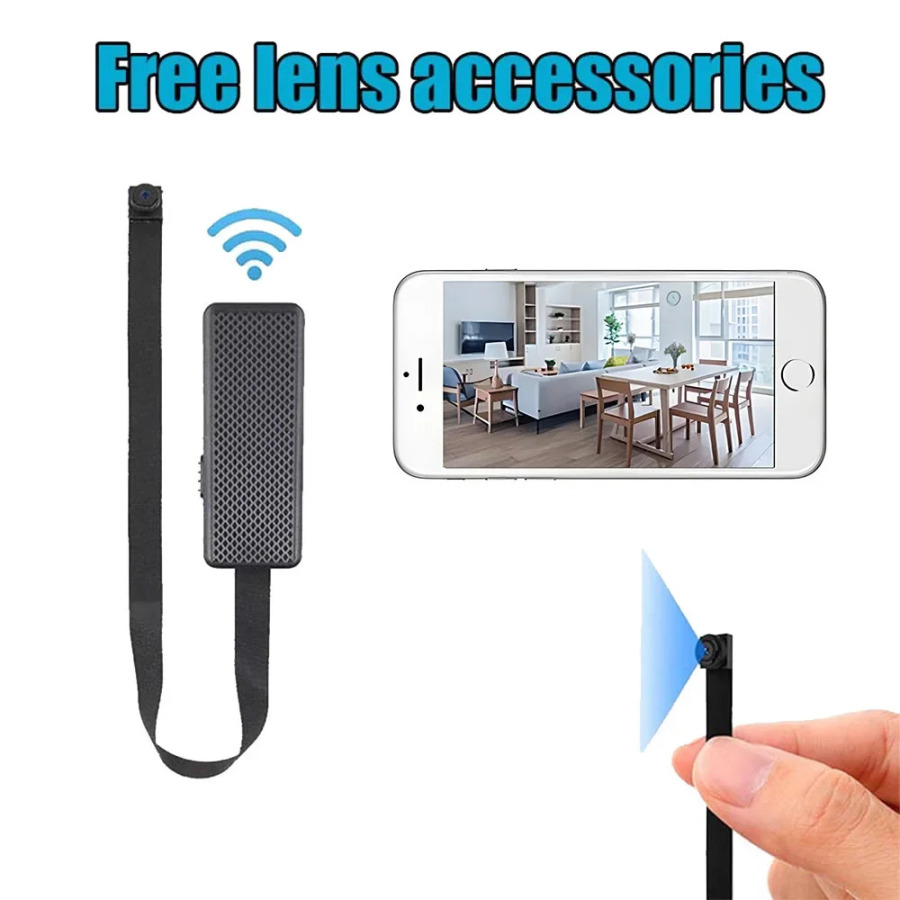 Mini kamera DIY portativ kuzatuv kameralari, Wi-Fi harakatni aniqlash masofadan koʻrish DVR xavfsizlik real vaqtda videokamera
