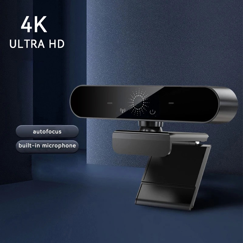 Veb-kameralar Mikrofonli 4K USB veb-kamerasi Avtomatik fokusli 2K kamera Kompyuter Kompyuter Laptop jonli oqim 1080P Video qoʻngʻiroqlar uchun veb-kamera