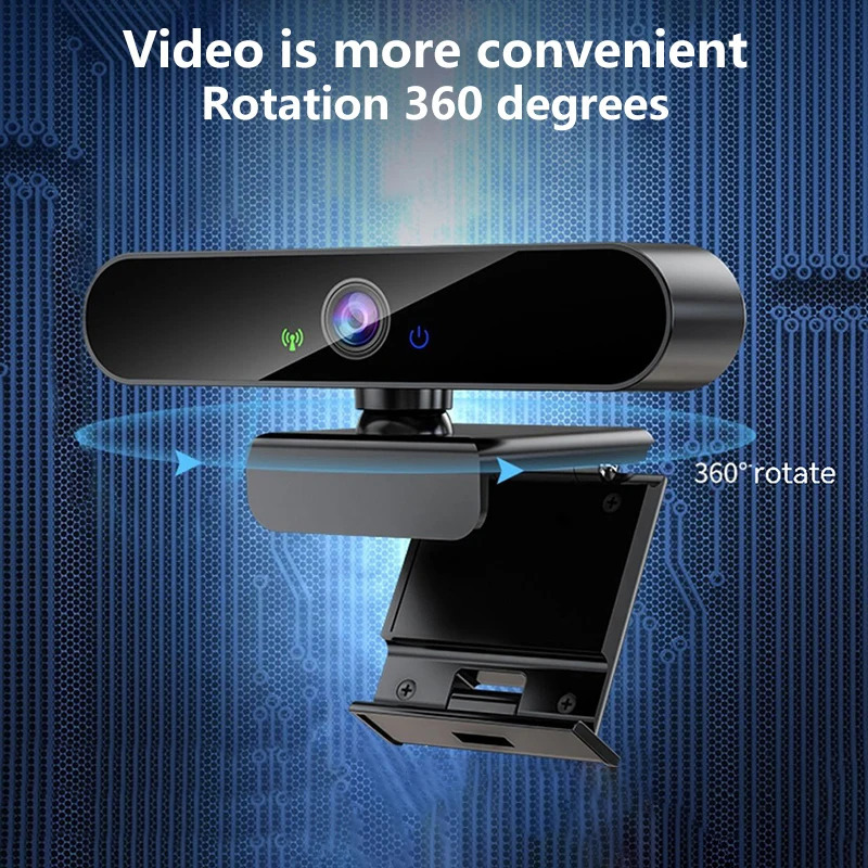 Veb-kameralar Mikrofonli 4K USB veb-kamerasi Avtomatik fokusli 2K kamera Kompyuter Kompyuter Laptop jonli oqim 1080P Video qoʻngʻiroqlar uchun veb-kamera