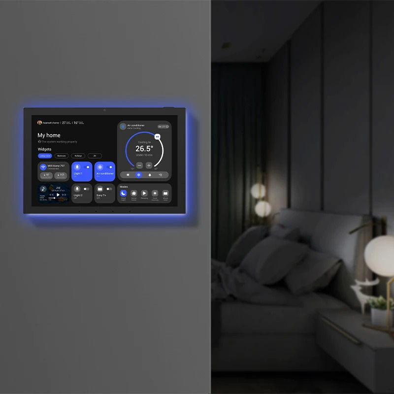 Smart Home Device 2024 Smart Home System Android 13 WiFi6 RK3566 POE BT5.3 Devorga oʻrnatiladigan portativ Android plansheti