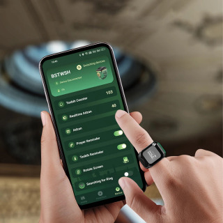 Bluetooth Portativ elektron barmoq hisoblagichi Smart APP Vaqtni eslatuvchi funksiya Raqamli Tasbih hisoblagichi