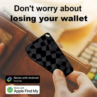 Smart Wallet Tracker, qayta zaryadlanuvchi ikki tizimli obʻektlarni topuvchi Apple Find My ilovasi va Android 
