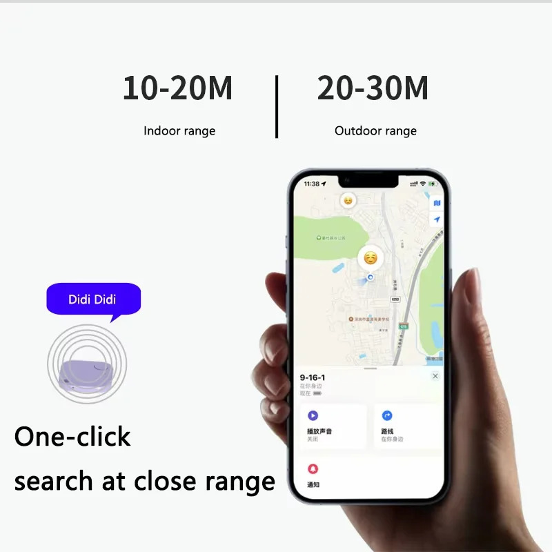 Умный портативный Finder, мини GPS-трекер, устройство Airtag, защита от потери для детей, пожилых домашних животных, Bluetooth-локатор, локатор, новый