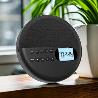 Портативный CD-плеер, двусторонний Bluetooth 5,0, встроенный динамик, HIFI CD, музыка, Walkman ASP, перезаряжаемый USB, воспроизведение без потерь