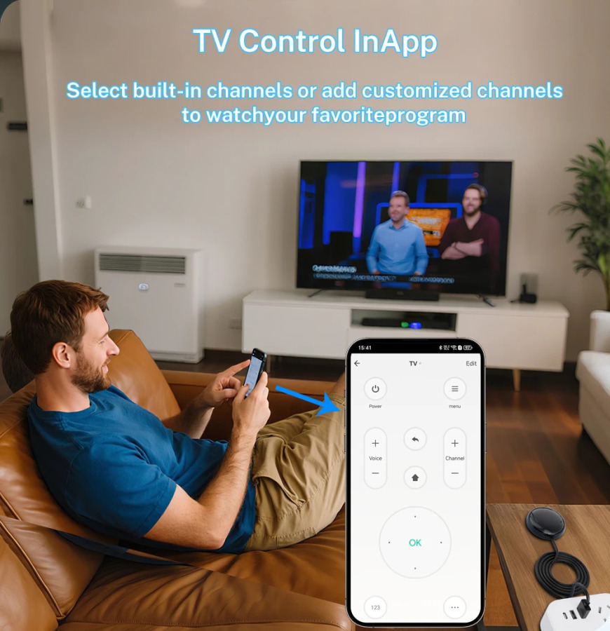 Tuya Smart WiFi ИК-пульт дистанционного управления Универсальный для управления умным домом для ТВ-кондиционера работает с Alexa Google Home Яндекс Алиса