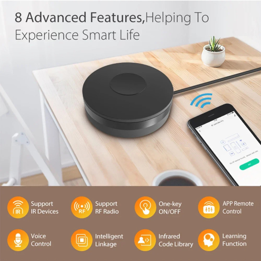 Tuya Smart Wi-Fi RF ИК-пульт дистанционного управления Умный дом для кондиционера ВСЕ телевизоры LG TV Поддержка Alexa Google Home