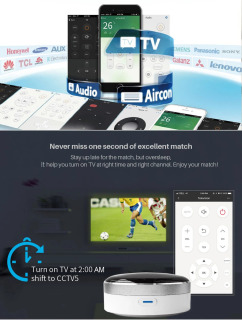 CUSAM Universal IR Smart Wi-Fi masofadan boshqarish pulti + Infraqizil uy boshqaruv markazi Tuya ilovasi Google Assistant Alexa Siri bilan ishlaydi