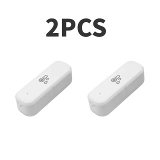 2.4G Wi-Fi bilan aqlli uy uchun harorat va namlik sensori, Tuya ilovasi orqali boshqarish Розовый