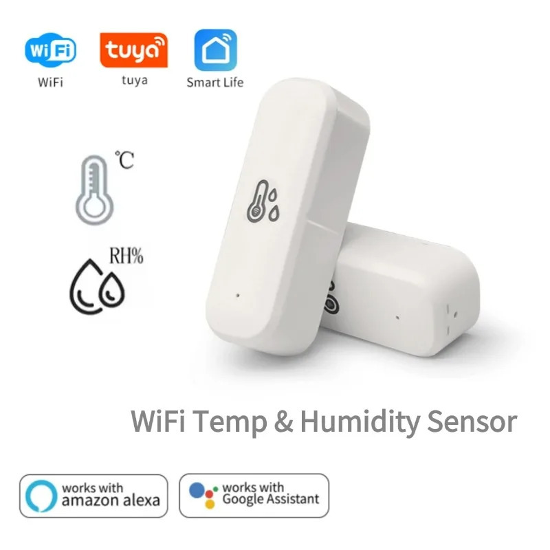 Датчик Температуры И Влажности Для Умного Дома С Wi-Fi 2.4G, Управление Через Приложение Tuya