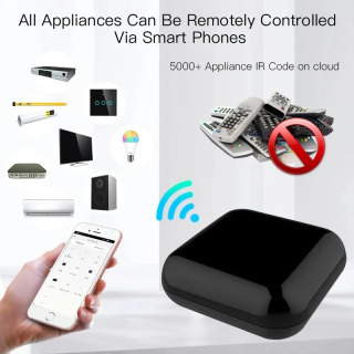 Универсальный инфракрасный пульт дистанционного управления oes Tuya ZigBee WiFi Smart IR для умного дома, совместимый с Alexa и Google Home.