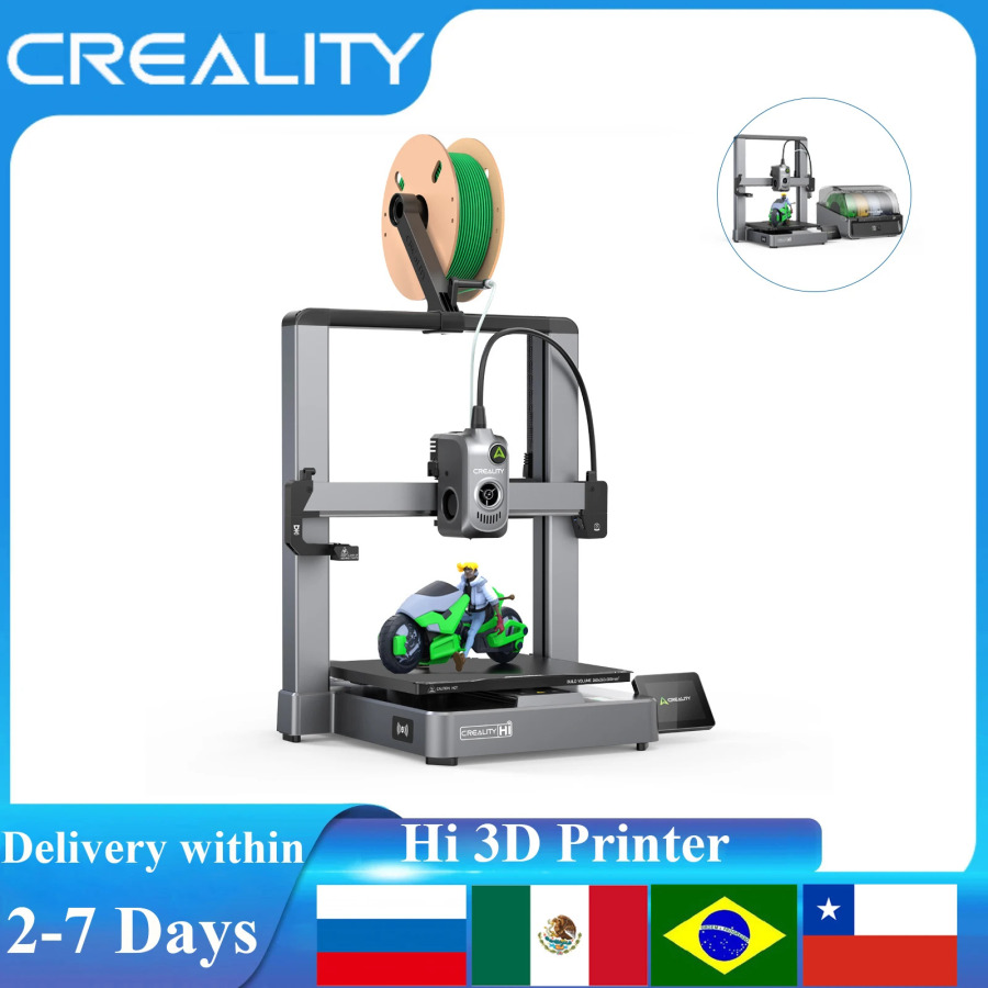 Creality Hi 3D-принтер Core XZ Motion 500 мм/с Скорость Многоцветная печать Автоматическое выравнивание Экструдер с прямым приводом 260*260*300 мм Металл