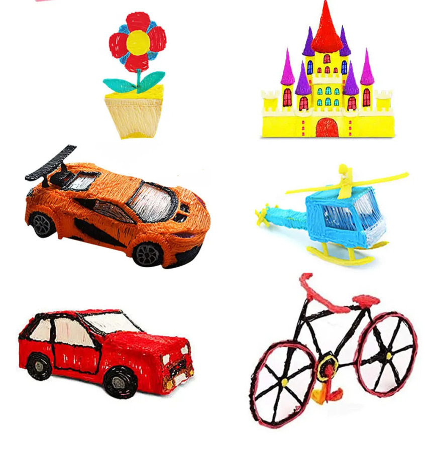9M 18M 36M 3D qalam Maxsus Filament PLA 1.75mm 3D Chop etish materiali 3D Printer 12 Rangli Oʻzgartirish Rodlarni Modellashtirish Stereoskopik Ifloslanmaydi