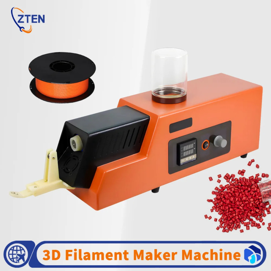 3D Filament Maker Stol usti ekstraktori sarf materiallari sozlanishi tezlik 1.75mm 3mm 3D bosib chiqarish uchun sarf materiallarini ishlab chiqarish mashinasi