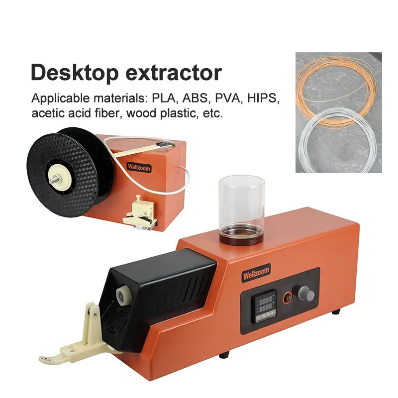 3D Filament Maker Stol usti ekstraktori sarf materiallari sozlanishi tezlik 1.75mm 3mm 3D bosib chiqarish uchun sarf materiallarini ishlab chiqarish mashinasi