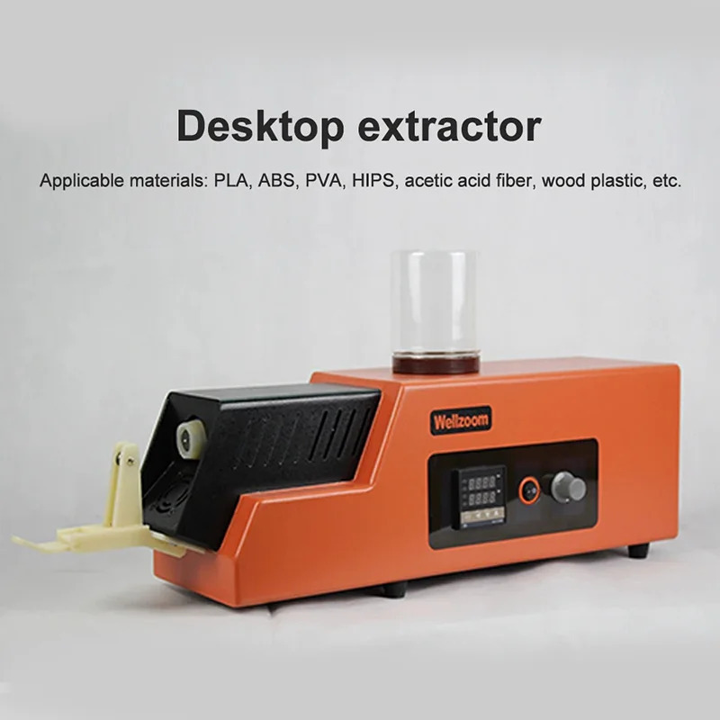 3D Filament Maker Stol usti ekstraktori sarf materiallari sozlanishi tezlik 1.75mm 3mm 3D bosib chiqarish uchun sarf materiallarini ishlab chiqarish mashinasi
