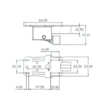 Аксессуары для радиоуправляемых хобби, запасные части для квадрокоптера Tarot TL65B44, небольшой электрический выдвижной комплект шасси для 650/680/690 СКИДКА 20%