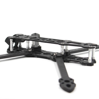Mark4 7 dyuymli 295 mm, 5 mm kvadrokopter ramkasi bilan 3K uglerod tolali 7 dyuymli ramka toʻplami FPV poygasi uchuvchisiz kvadrokopter uchun DIY erkin uslubdagi ehtiyot qismlar