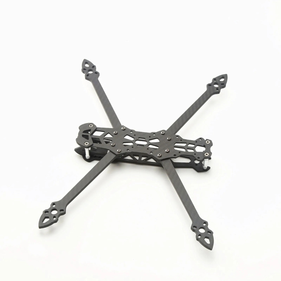 Mark4 7 dyuymli 295 mm, 5 mm kvadrokopter ramkasi bilan 3K uglerod tolali 7 dyuymli ramka toʻplami FPV poygasi uchuvchisiz kvadrokopter uchun DIY erkin uslubdagi ehtiyot qismlar