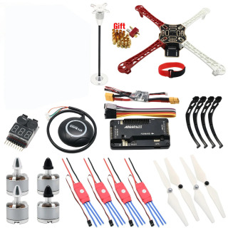 F450 450 mm kvadrokopter ramkasi toʻplami APM2.8 7M GPS 30A boshqaruv paneli Simonk esc 2212 920kv Flysky TX RC kvadrokopter uchun Желтый