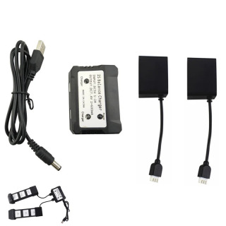 HS720 HS720E RC kvadrokopter uchuvchisiz 2 in 1 balans zaryadlovchi USB qutisi ehtiyot qismlari aksessuarlari