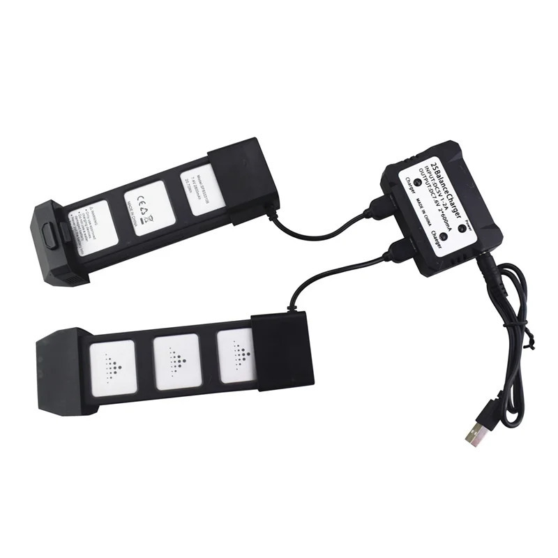 HS720 HS720E RC kvadrokopter uchuvchisiz 2 in 1 balans zaryadlovchi USB qutisi ehtiyot qismlari aksessuarlari