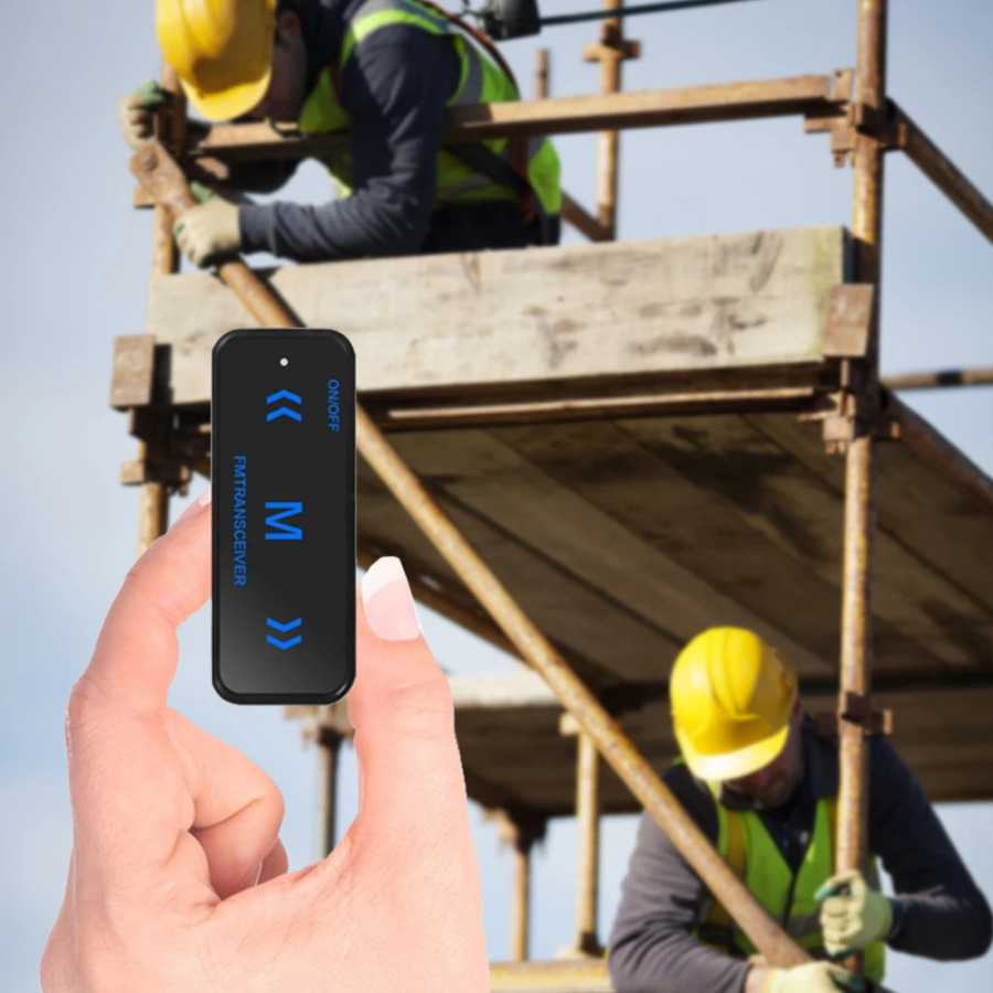 Mini Walkie Talkie 400-480 MGts ikki tomonlama aloqa 16 kanalli portativ uzoq masofali sartaroshxonalar, goʻzallik salonlari, taʻmirlash ustaxonalari uchun