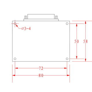 CNC Parallel Port interfeysi paneli Fotoelektrik izolyatsiya DC 5V qoʻllab-quvvatlash KCAM4 EMC2/linuxCNC