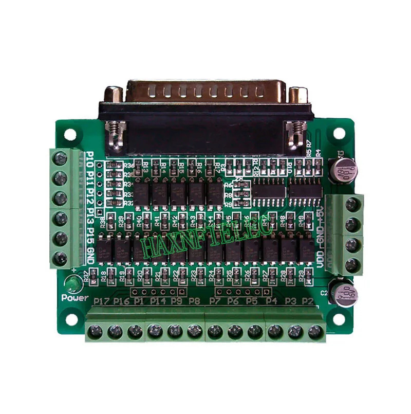 CNC Parallel Port interfeysi paneli Fotoelektrik izolyatsiya DC 5V qoʻllab-quvvatlash KCAM4 EMC2/linuxCNC