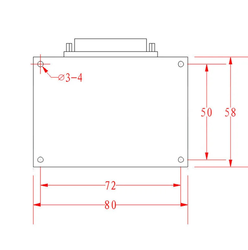 CNC Parallel Port interfeysi paneli Fotoelektrik izolyatsiya DC 5V qoʻllab-quvvatlash KCAM4 EMC2/linuxCNC