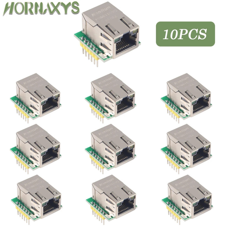 Чип Smart Electronics USR-ES1 W5500, новый преобразователь SPI в LAN/Ethernet, модуль TCP/IP
