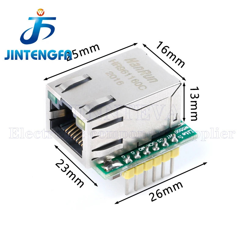 Чип Smart Electronics USR-ES1 W5500, новый преобразователь SPI в LAN/Ethernet TCP/IP Mod