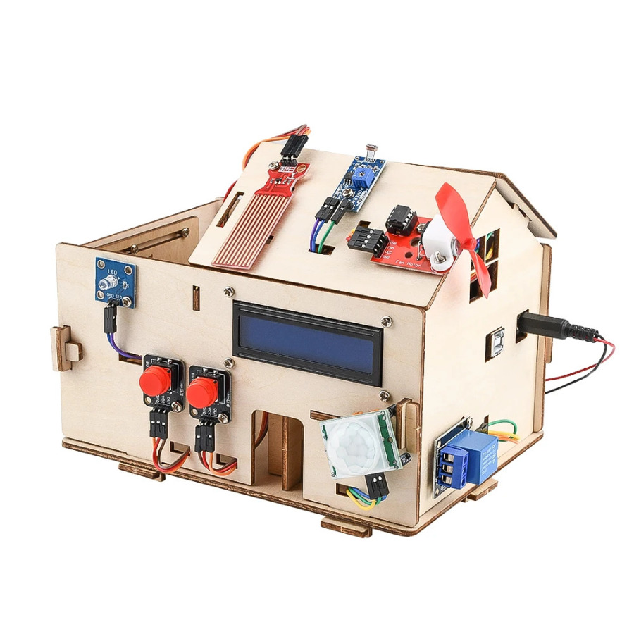 Arduino STEAM House toʻplami uchun PLUS taxtali Smart Home IOT toʻplami DIY elektron toʻplami Idoralar talablariga mos keladi
