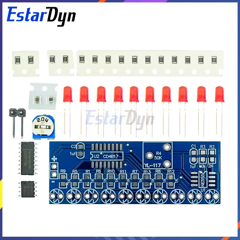 Набор смарт-электроники Estardyn Ne555 + CD4017