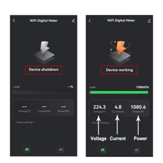 Умный цифровой счетчик электроэнергии Wi-Fi 80А с датчиком тока (CT Clamp Sensor), мониторинг потребления энергии в реальном времени через приложение, AC100-240В, совместим с Tuya