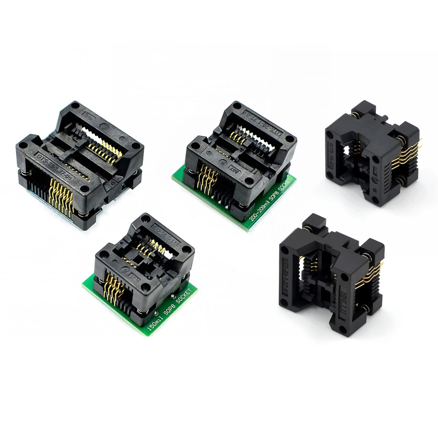 Smart Electronics 150mil konvertor moduli rozetkasi SOIC8 SOP8 dan DIP8 EZ dasturchi adapteriga
