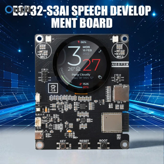 AIoT va Smart Home uchun 1,85 dyuymli LCD sensorli ekran, Wi-Fi, Bluetooth va ovozli boshqaruvga ega ESP32-S3 aqlli qurilmalarni ishlab chiqish platasi