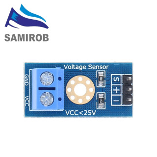 SAMIROB Smart Electronics DC 0-25V standart kuchlanish sensori moduli sinov elektron gʻishtlari DIY toʻplami uchun aqlli robot