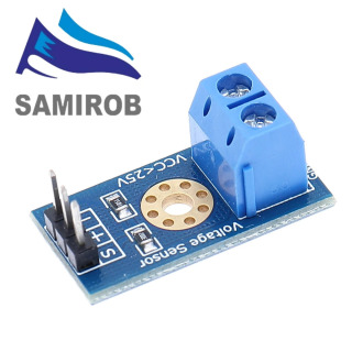 SAMIROB Smart Electronics DC 0-25V standart kuchlanish sensori moduli sinov elektron gʻishtlari DIY toʻplami uchun aqlli robot