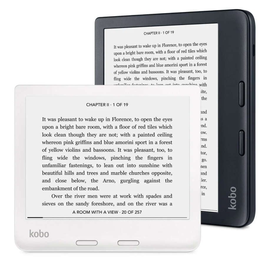 KOBO Libra2 N418 elektron oʻquvchi: Kobo audiokitoblarini tinglang, 7 dyuymli ekran, 300PPI, IPX8 suv oʻtkazmaydigan, Carta HD EInk ekrani, ComfortLight PRO.